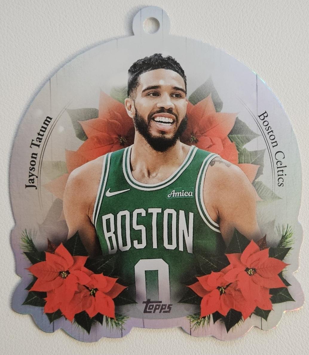 2025 Topps Holiday Basketball Jayson Tatum #DCO-JT