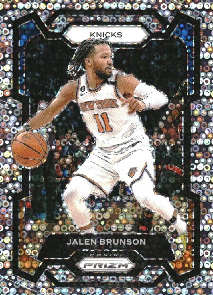 2023 Panini Prizm Basketball Fast Break Jalen Brunson #9 PSA 9