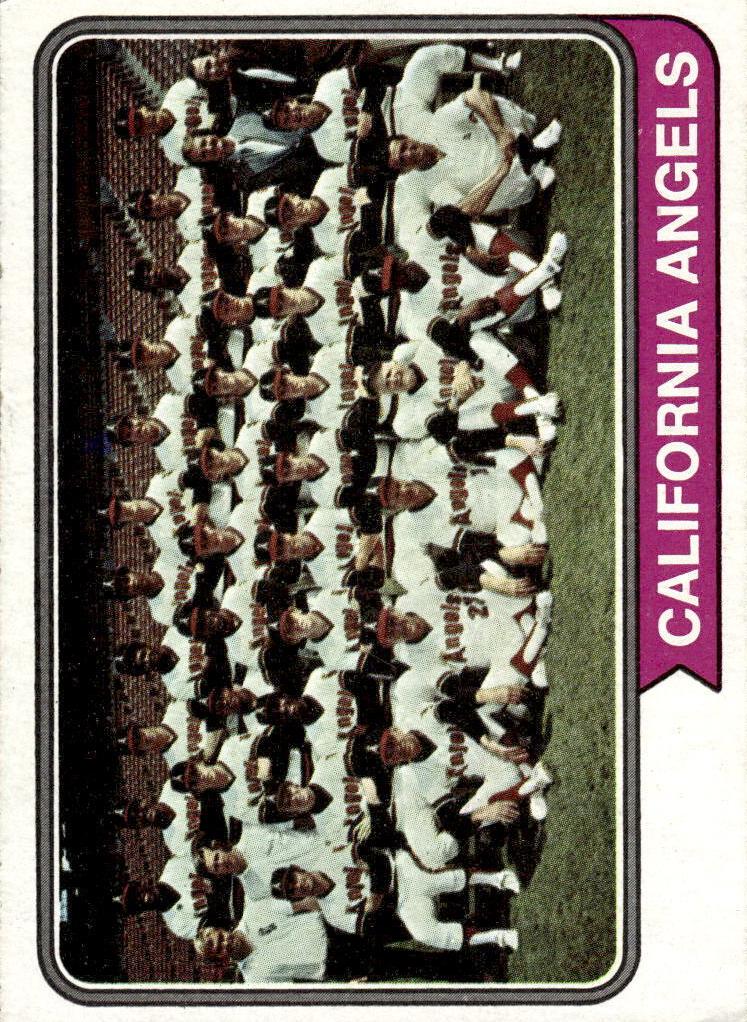 1974 Topps Baseball California Angels #114