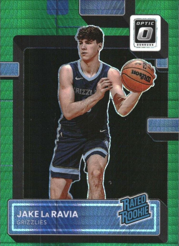 2022 Donruss Optic Basketball Hyper Green Jake LaRavia #216