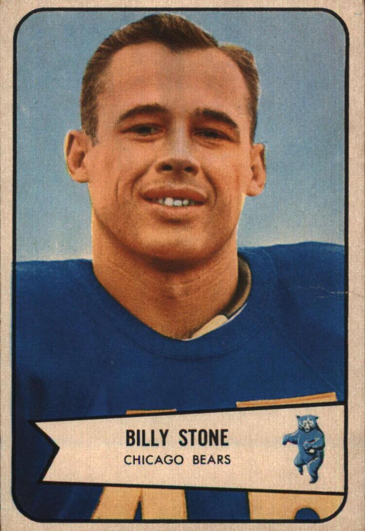 1954 Bowman Football Billy Stone #106