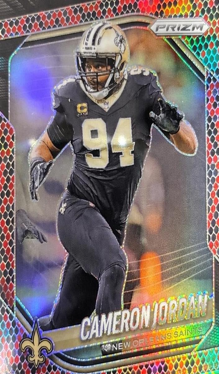 2025 Panini Prizm Football Snakeskin Cameron Jordan #199