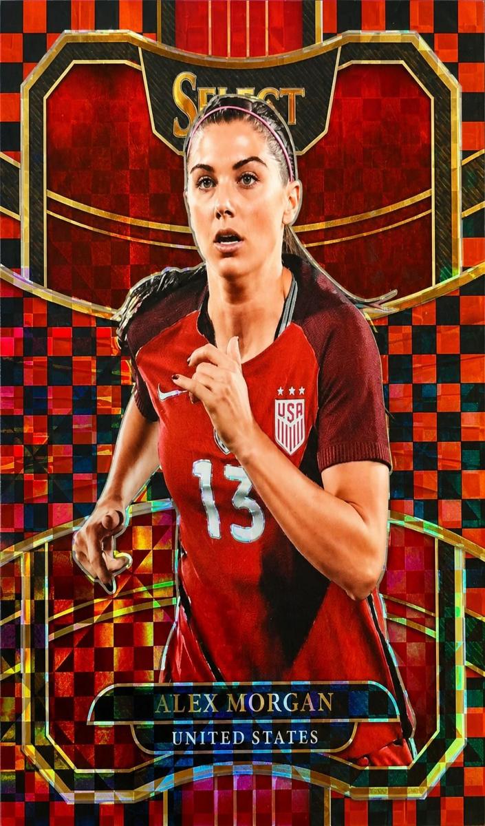 2017 Panini Select Soccer Checkerboard Alex Morgan #13 PSA 10