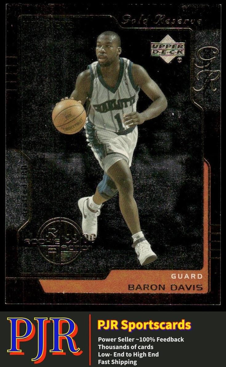 1999 Upper Deck Gold Reserve Basketball Baron Davis #243