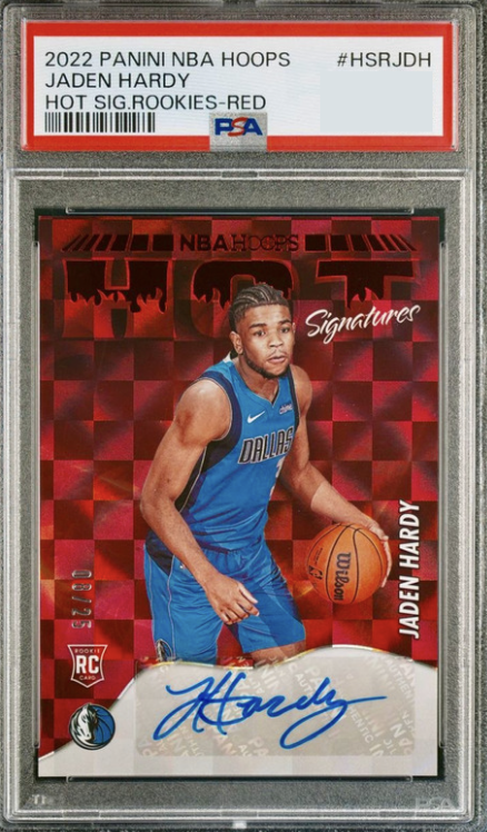 2022 Panini Hoops Basketball Red Jaden Hardy #HSR-JDH