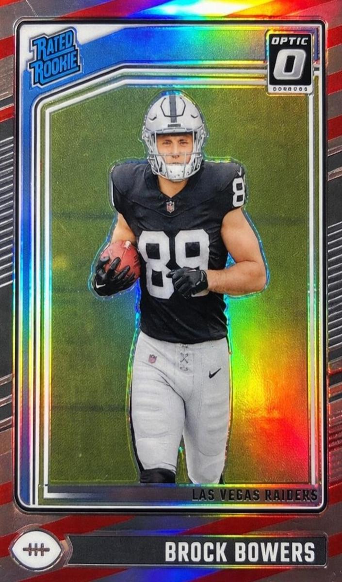 2024 Donruss Optic Football Freedom Brock Bowers #215