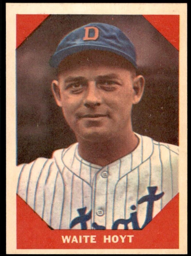 1960 Fleer Baseball Greats Baseball Waite Hoyt #69 PSA 6