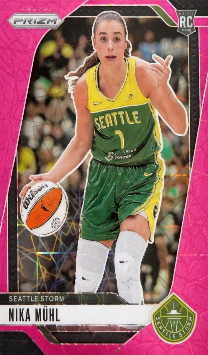 2024 Panini Prizm WNBA Basketball Pink Velocity Nika Muhl #75