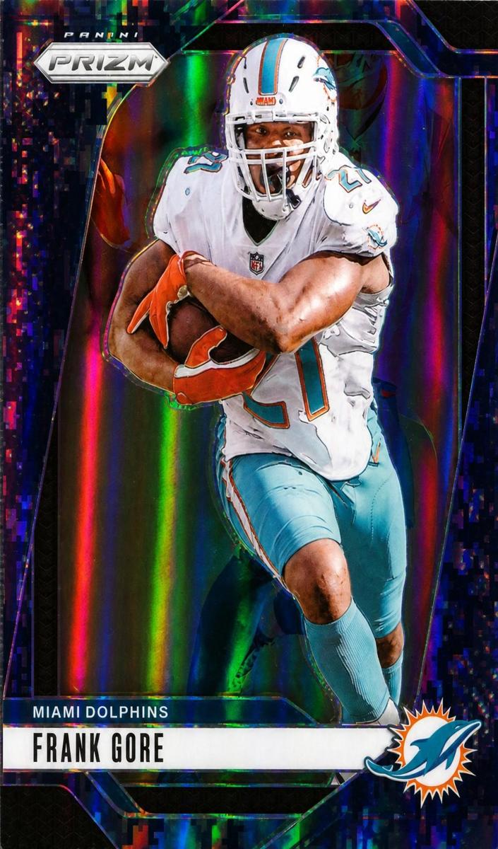 2024 Panini Prizm Football Navy Camo Frank Gore #184