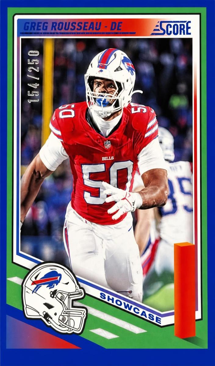 2025 Panini Score Football Showcase Greg Rousseau #239