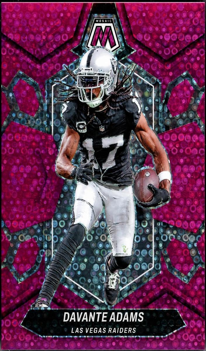 2024 Panini Mosaic Football No Huddle Pink Davante Adams #115