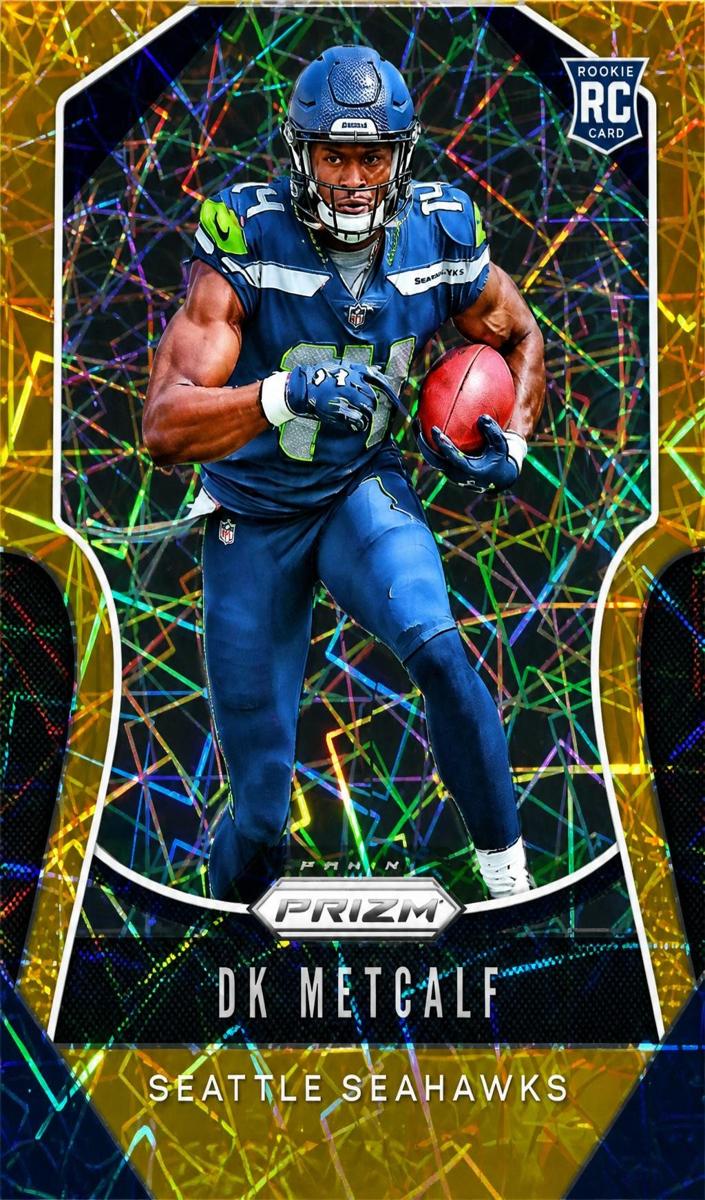 2019 Panini Prizm Football Lazer DK Metcalf #343