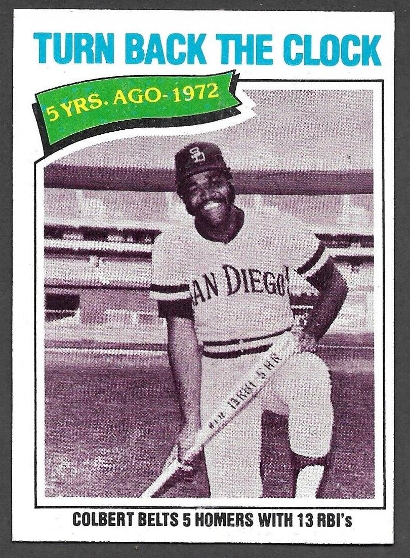 1977 Topps Baseball Turn Back The Clock Nate Colbert #433 PSA 8