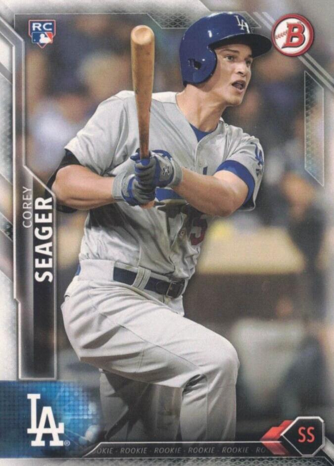 2016 Bowman Baseball Corey Seager #150 PSA 9