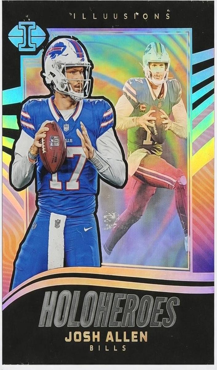 2023 Panini Illusions Football Josh Allen #18 PSA 8