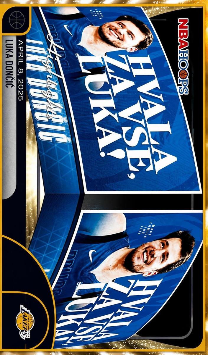 2025 Topps NBA Hoops Basketball Orange Hoops Luka Doncic #269