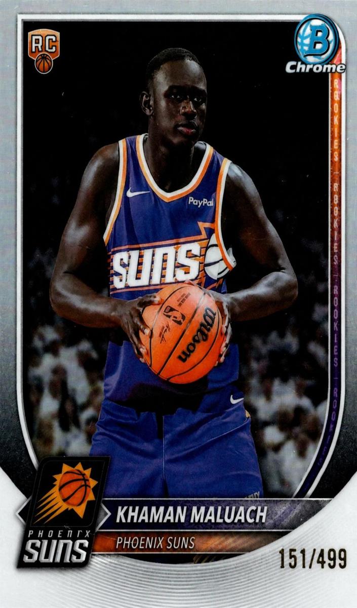 2025 Bowman Basketball Refractor Khaman Maluach #BCV-10