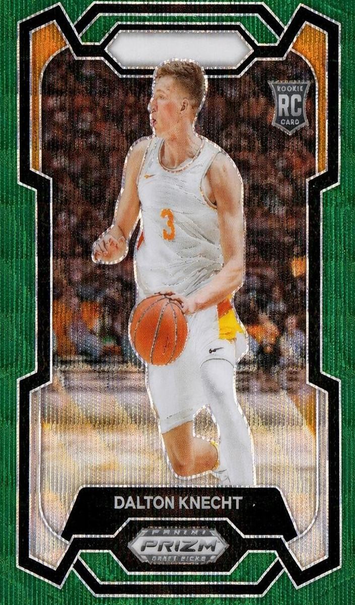2024 Panini Prizm Draft Picks Basketball Green Dalton Knecht #50 PSA 9