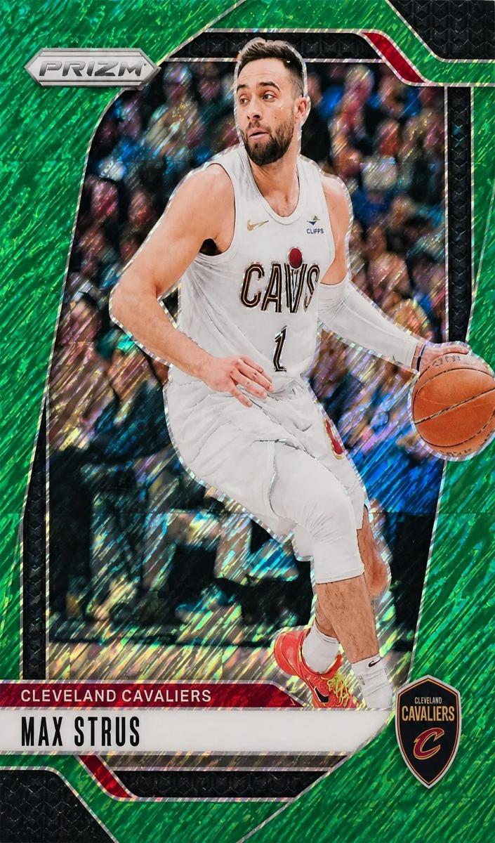 2024 Panini Prizm Basketball Green Shimmer FOTL Max Strus #27
