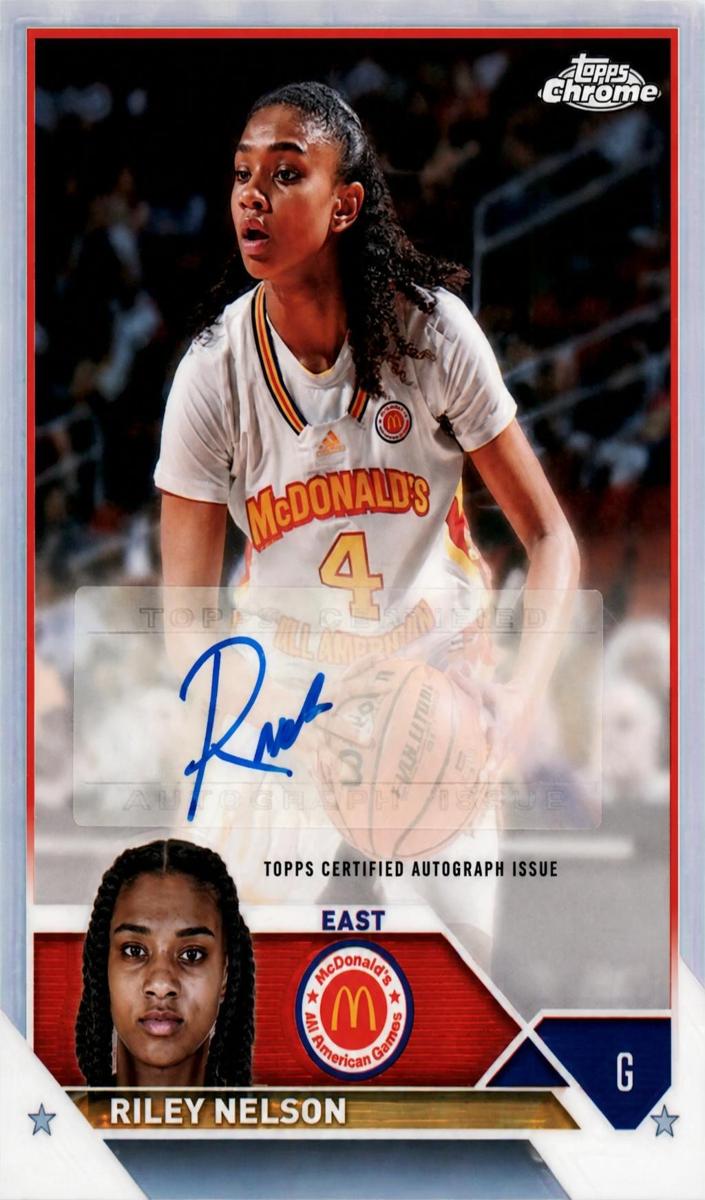 2023 Topps Chrome McDonald's All American Basketball Riley Nelson #CA-RN PSA 10