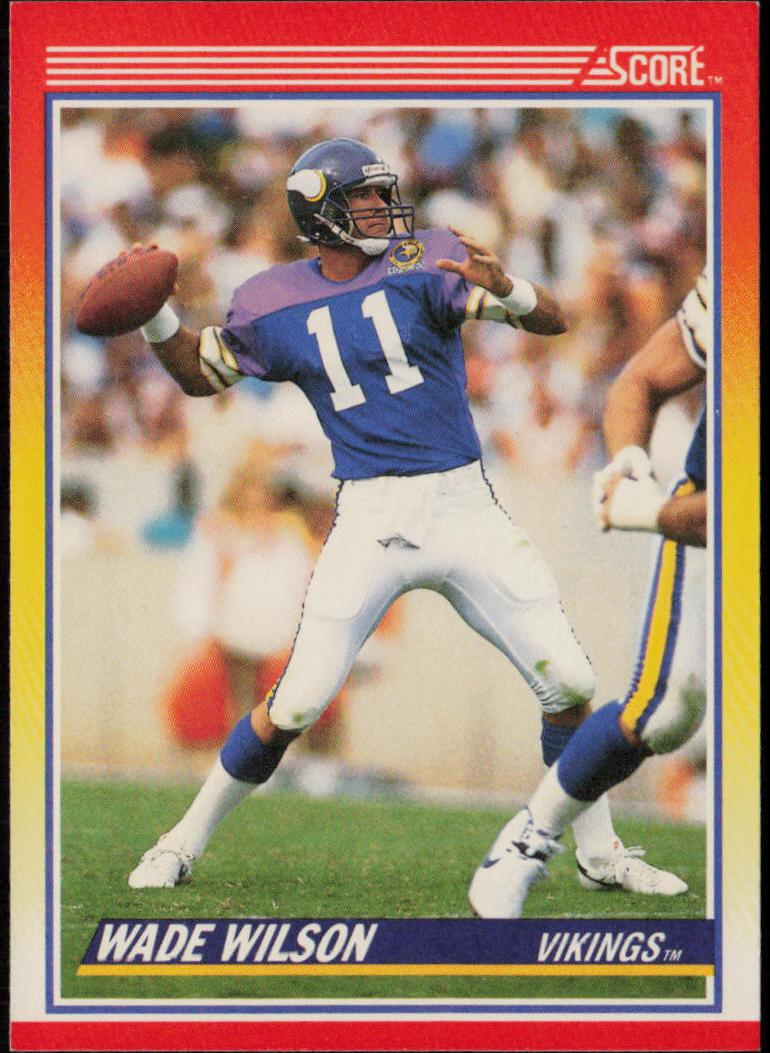 1990 Score Football Wade Wilson #250