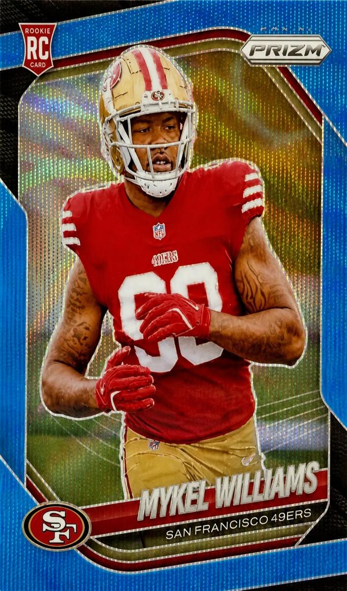 2025 Panini Prizm Football Blue Wave Mykel Williams #304