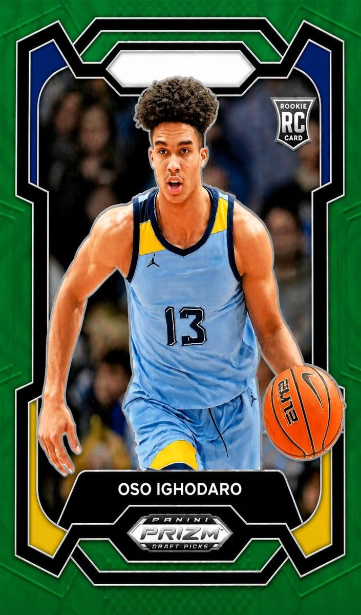 2024 Panini Prizm Draft Picks Basketball Green Oso Ighodaro #18
