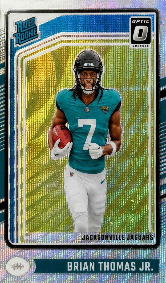 2024 Donruss Optic Football Wave Brian Thomas Jr. #214