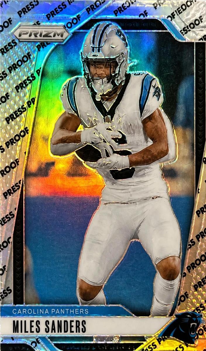 2024 Panini Prizm Football Press Proof Miles Sanders #38