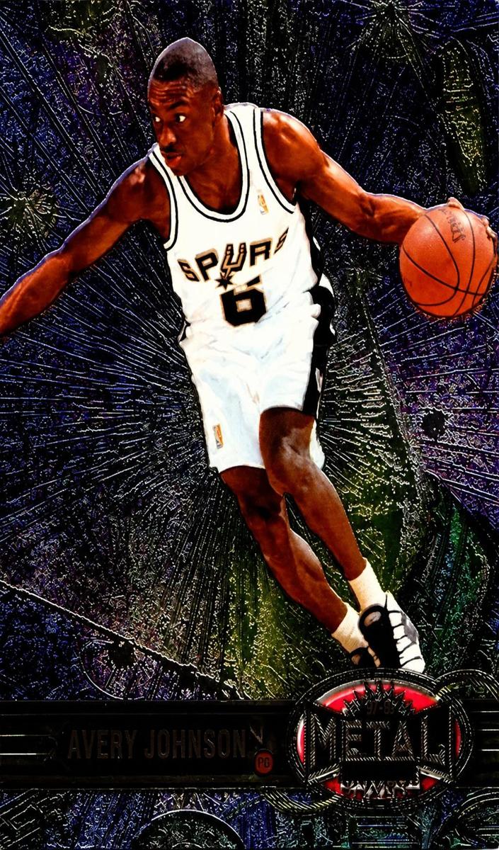1997 Metal Universe Basketball Avery Johnson #5 PSA 9