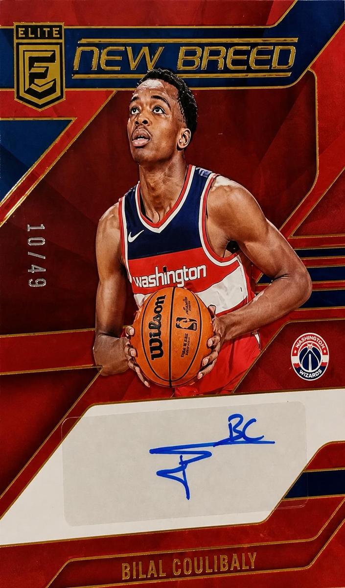 2023 Donruss Elite Basketball Red Bilal Coulibaly #NB-BIL