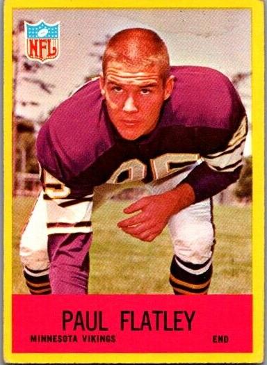 1967 Philadelphia Football Paul Flatley #101