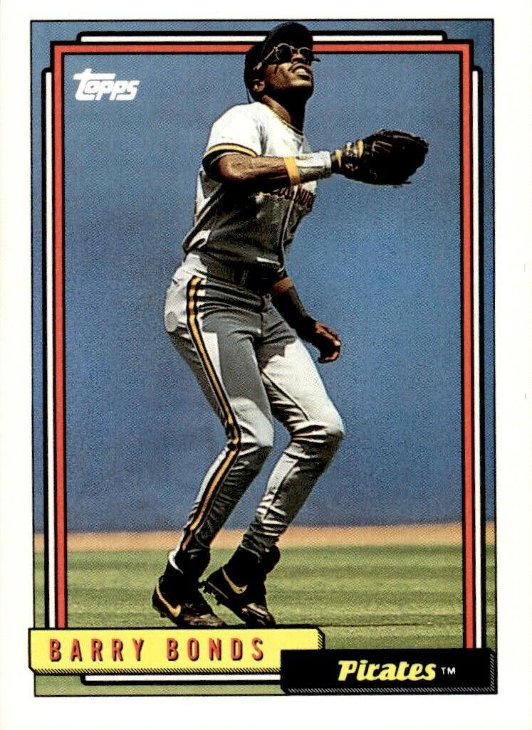 1992 Topps Baseball Barry Bonds #380