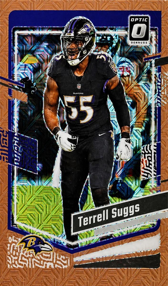 2023 Donruss Optic Football Bronze Mojo Terrell Suggs #18