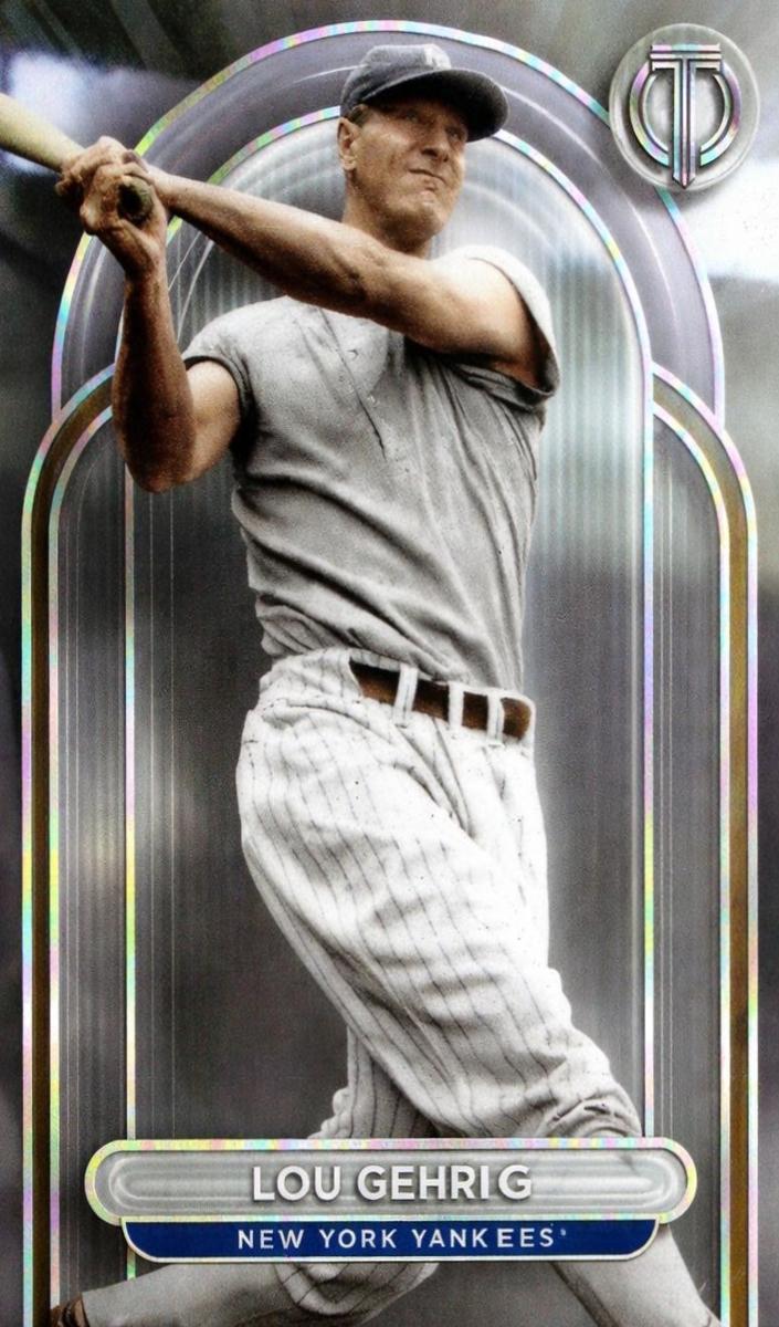 2024 Topps Tribute Baseball Lou Gehrig #31 PSA 6
