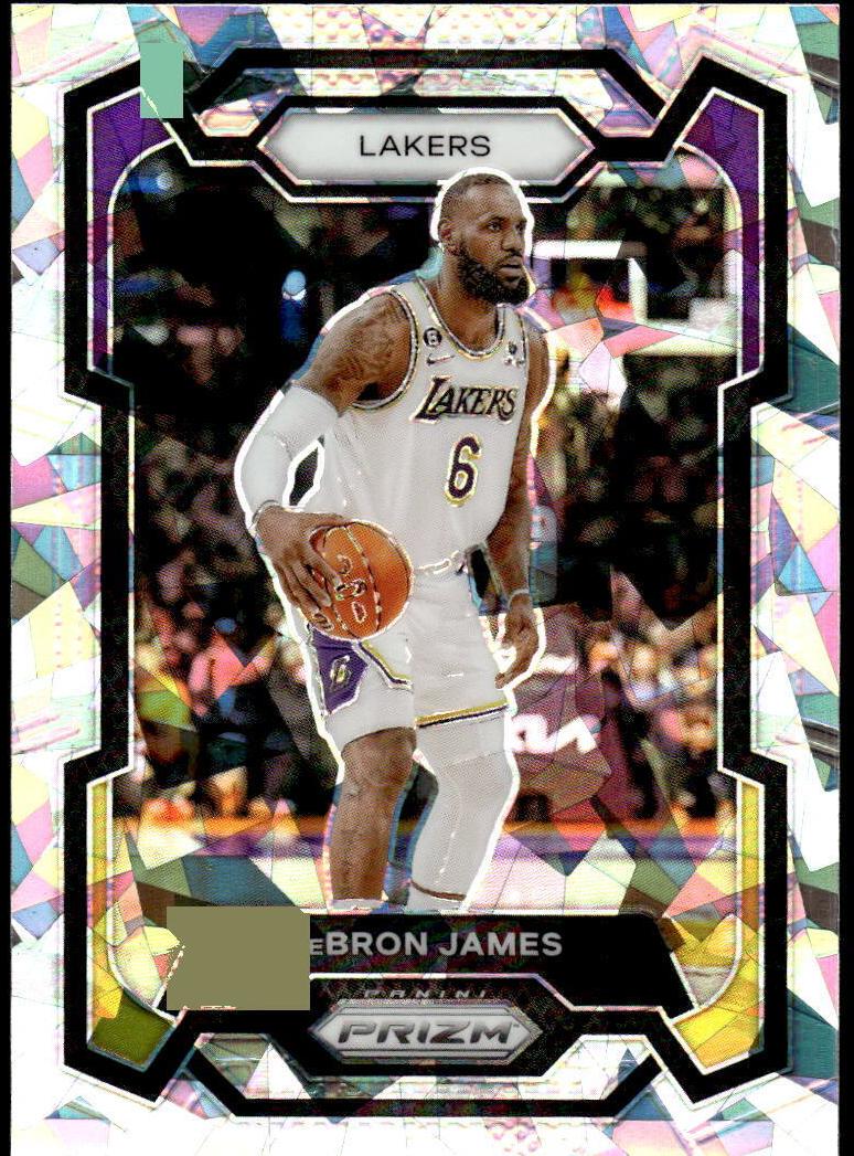 2023 Panini Prizm Basketball Ice LeBron James #63