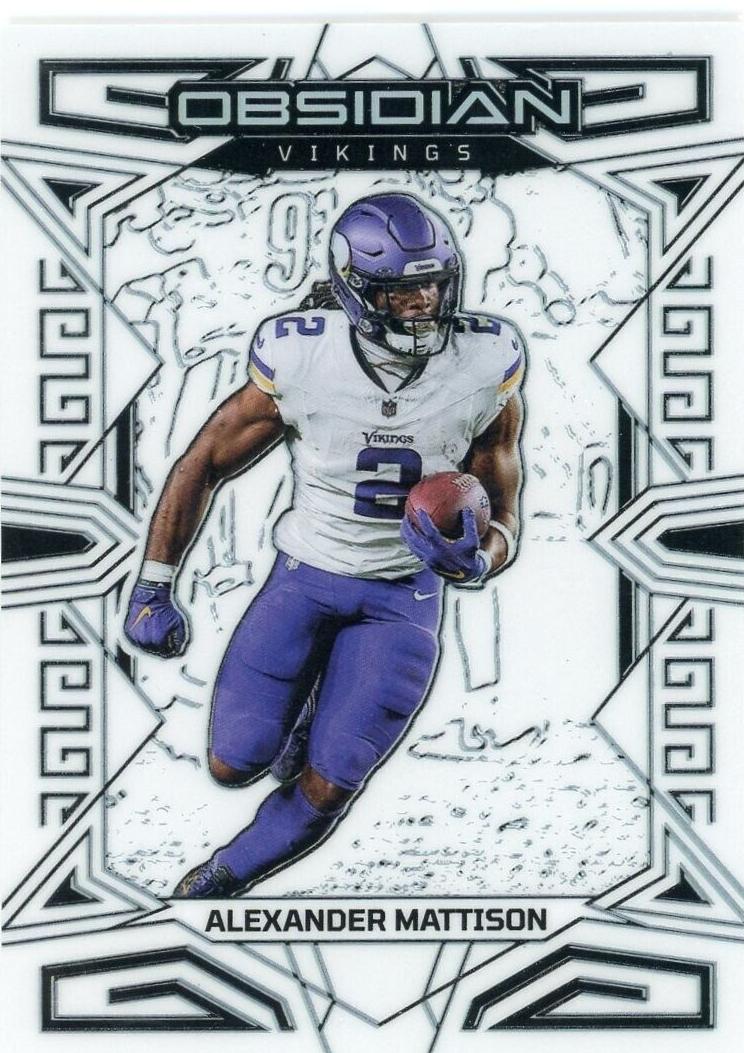 2023 Panini Obsidian Football Electric Etch Contra Alexander Mattison #62