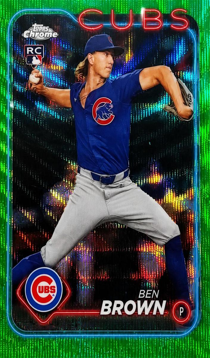 2024 Topps Chrome Update Baseball Green Wave Ben Brown #USC67