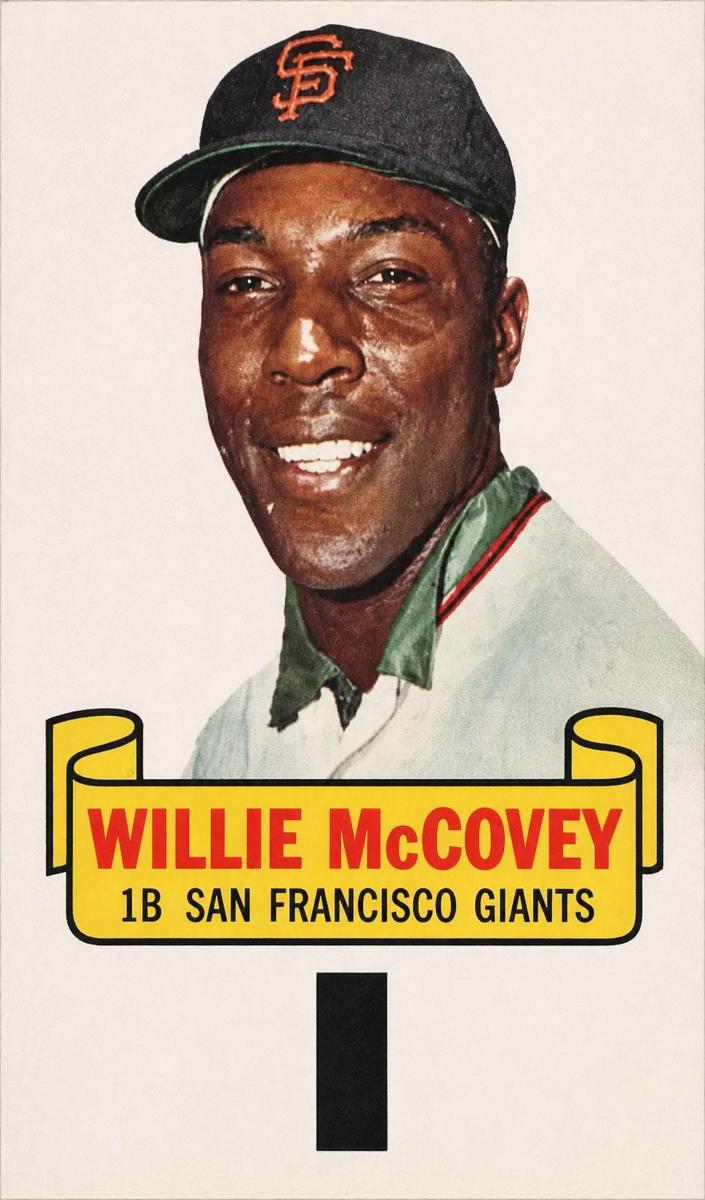 1966 Topps Rub-Offs Baseball Willie McCovey #NNO PSA 4