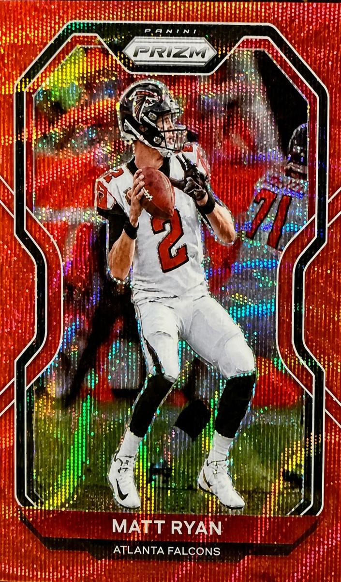 2020 Panini Prizm Football Red Wave Prizm Matt Ryan #227
