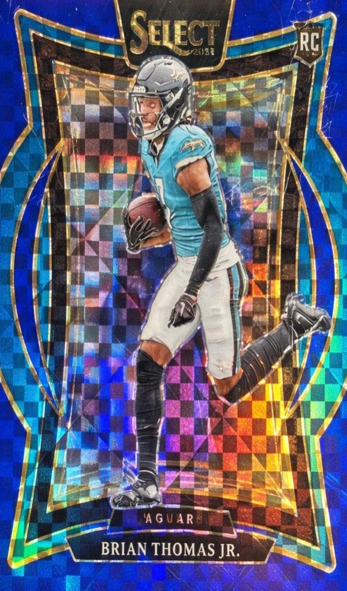 2024 Panini Select Football Blue Brian Thomas Jr. #91 PSA 10