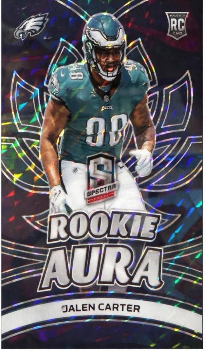 2023 Panini Spectra Football Interstellar Jalen Carter #RA-JC PSA 9