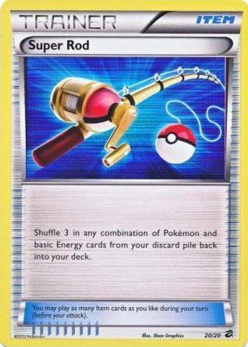 2012 Pokemon Black & White Dragon Vault Super Rod #20