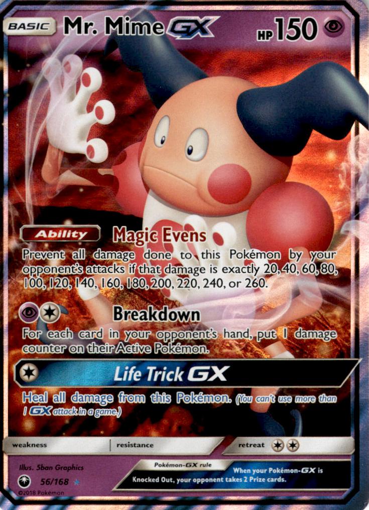 2018 Pokemon Sun & Moon Celestial Storm Mr Mime #56 PSA 9
