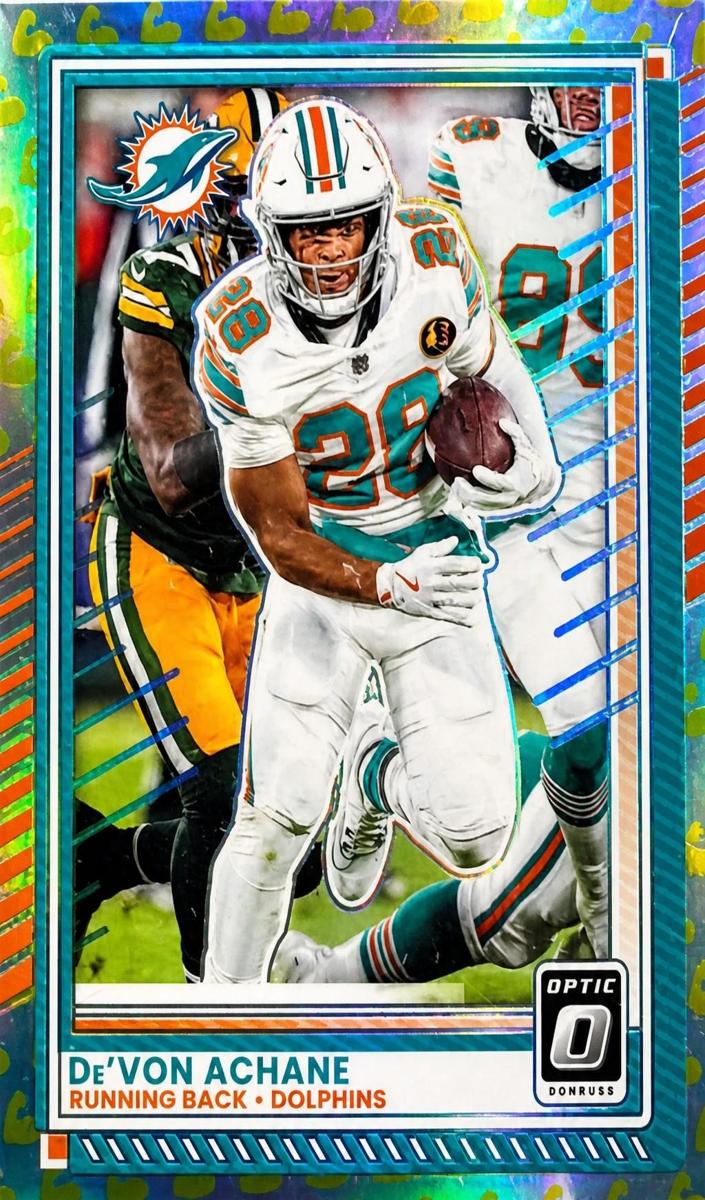 2025 Donruss Optic Football Flex De'Von Achane #86