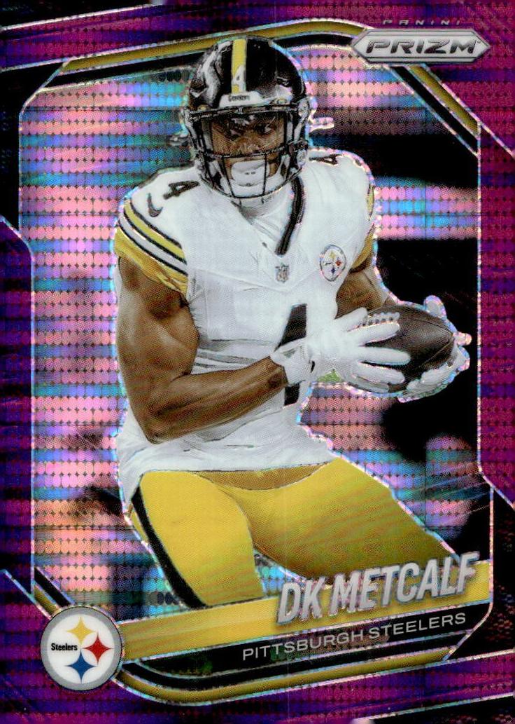 2025 Panini Prizm Football Purple Pulsar DK Metcalf #12