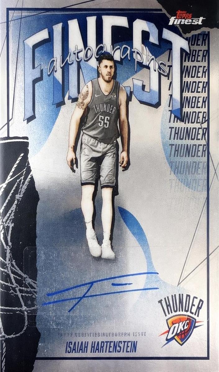 2025 Topps Finest Basketball Isaiah Hartenstein #FAU-IH