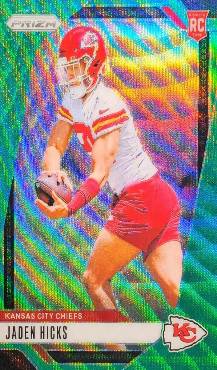 2024 Panini Prizm Football Green Wave Jaden Hicks #336