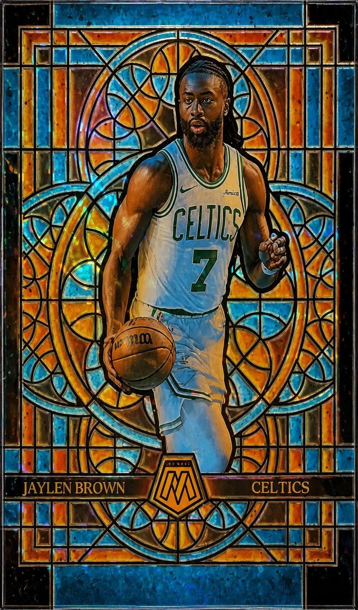 2024 Panini Mosaic Basketball Jaylen Brown #10 PSA 10
