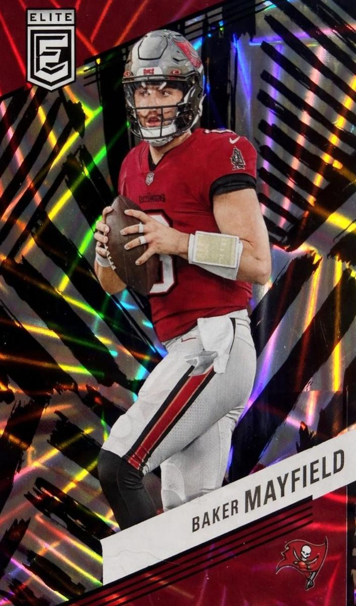 2023 Donruss Elite Football Razzle Dazzle Baker Mayfield #9 PSA 9